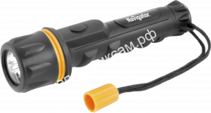 71584 NPT-R06-2AA Пластик + резина. 1LED 0.5Вт Фонарь Navigator / 2091986 / - картинка 1