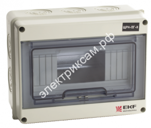 Щит распределительный навесной ЩРН-ПГ-12 IP65 (198х254х106) EKF (20шт в уп) / 973644 / - картинка 1