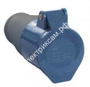 223(2Р+РЕ)32А IP44-розетка кабельная переносная 220В / 40024 / - картинка 1