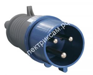 023(2Р+РЕ)32А IP44-вилка кабельная переносная 220В / 40015 / - картинка 1
