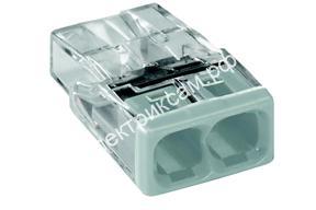 WAGO 2273-202 2х(0,5-2,5)мм² 100шт/уп-клеммная колодка н/г Cu/Cu 400В / 5425101 / - картинка 1