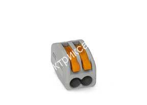 WAGO 222-412 2х(0,08-4,0)мм² 50шт/уп-клеммная колодка многоразовая н/г 400В / 542569 / - картинка 1