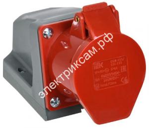 115(3Р+Е+N)16А IP44-розетка кабельная  стационарная ОУ 380В / 40028 / - картинка 1