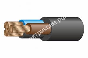 КГ-ХЛтп 3х2.5 (ГОСТ)-кабель силовой медный дв.изол.резина от -60 до 50°С 660В / 22635 / - картинка 1
