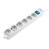 SPL(5+1)-16B-P-3М 3,0 м 16А 3,5кВт серый Power Cube PRO LC контур фильтр сетевой / 4750159 / - картинка 1