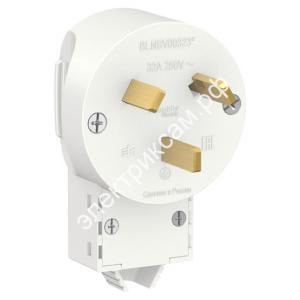 BLNSV003231 вилка силовая С/У2Р+N 32А 250В белый BLANCA (6 шт в уп.) / 421039 / - картинка 1
