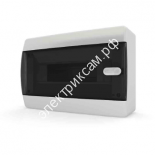 CNK 40-12-1 Щит навесной пластиковый 12 мод. IP41  прозрачная черная дверца / 9650020 / - картинка 1