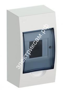 KREPTA 3 Корпус пластиковый ЩРН-П-4 IP41 белый 200х112х93 IEK / 280150 / - картинка 1