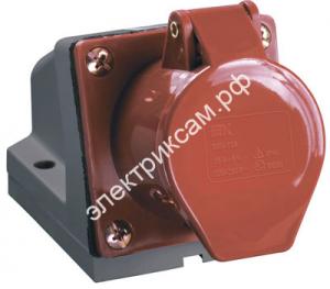 124(3Р+РЕ)32А IP44-розетка кабельная стационарная ОУ 380В / 40026 / - картинка 1