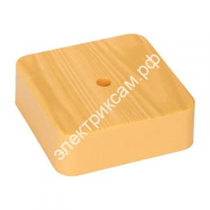 Коробка разветвительная KMP-030-030 (75х75х25) светл. дер. EKF PROxima / 984287 / - картинка 1