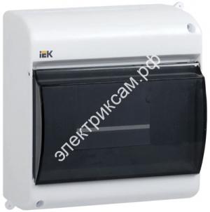 КМПн-2/6 IP30-бокс навесной с дверцей пластм.ABC рейка DIN 6мод.140х130х83мм / 28010 / - картинка 1