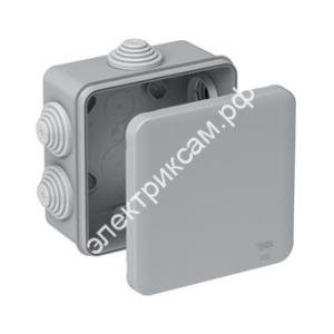 IMT35091нг 100х100h50мм IP55 45шт/кор-коробка ответвительная ОУ с крышкой 6 вводов полипропилен серая Schneider Electric / 49 - картинка 1