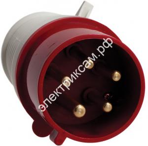 Вилка переносная 014 3Р+РЕ 16А 380В IP44 EKF  (10 шт в уп.) / 973101 / - картинка 1