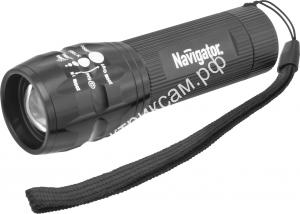 94967 NPT-CM03-3AAA фонарь 1LED3Вт анод.алюм. 3хАAA(R03) в комплект не входят дальность освещения 150м Navigator / 0365133 / - картинка 1