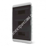 BVK 40-36-1 Щит встраиваемый пластиковый 36 мод. IP41  прозрачная черная дверца / 9650370 / - картинка 1