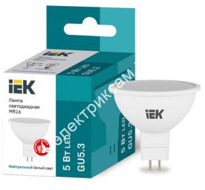 Лампа светодиодная ECO MR16 софит 5Вт 230В 4000К GU5.3 / 2914963 / - картинка 1