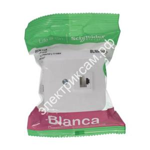 BLNIA045001 розетка О/У компьютерная RJ45 кат.5E изол.пл.белый BLANCA (12 шт в уп.) / 421456 / - картинка 1