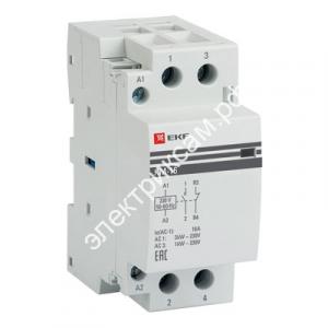 Контактор модульный КМ 16А NО+NC (2 мод.) EKF / 981277 / - картинка 1