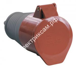 215(3P+РE+N)16А IP44-розетка кабельная переносная 380В / 400231 / - картинка 1