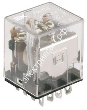 РЭК 77/3 10А 220В АС-IP40-реле промежуточное 3 гр.контактов 230В / 34824 / - картинка 1