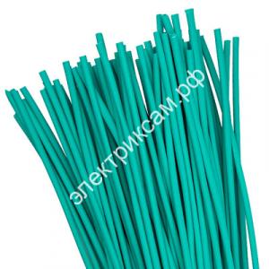 Термоусаживаемая трубка ТУТ 4/2 зеленая EKF PROxima / 9832252 / - картинка 1