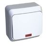 ВА10-005b ЭТЮД-выкл.ОУ однокл.индикация белый 10А Schneider Electric (25 шт в уп.) / 38226 /