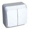 ВА10-002b ЭТЮД-выкл.ОУ двухкл.белый 10А Schneider Electric (25 шт в уп.) / 38223 /