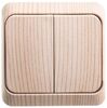 BA10-002D ЭТЮД-двухклавишный выключатель (сх. 5) СОСНА ЭТЮД Schneider Electric / 382401 /