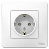BLNRS001011 розетка С/У с заземлением без шторок 16А 250В белый BLANCA (10 шт в уп.) / 421014 /