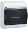 КМПн-2/6 IP30-бокс навесной с дверцей пластм.ABC рейка DIN 6мод.140х130х83мм / 28010 /