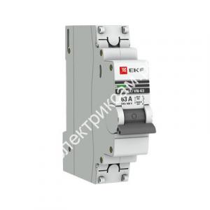 Выключатель нагрузки 1P 63А ВН-63 EKF PROxima / 9708030 / - картинка 1